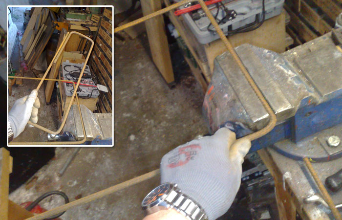 Der Btaonk�se am Stellwerk in Bargteheide