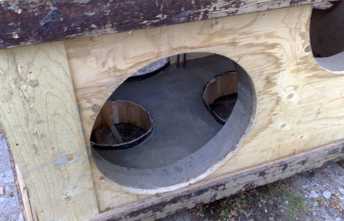 Der Btaonk�se am Stellwerk in Bargteheide