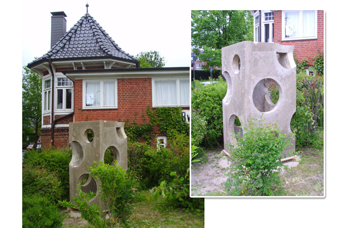 Der Btaonk�se am Stellwerk in Bargteheide