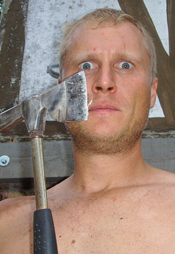 S&ouml;ren Clausen Axt Umbau Terasse Tremsnb&uuml;tteler Weg